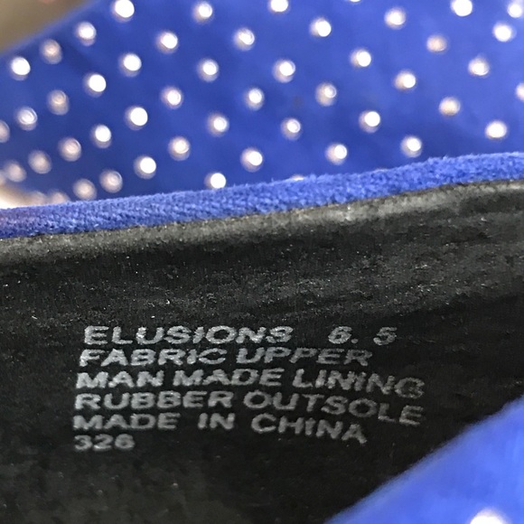 {STEVE MADDEN} Elusions Blue Bling D'orsay Flats - Picture 13 of 15